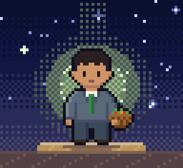 セブンスデー・アドベンチストの導き手「牧師」のドット絵