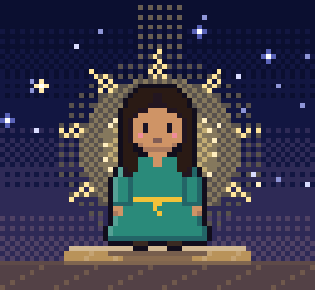 バハイ教の導き手「信徒」のドット絵