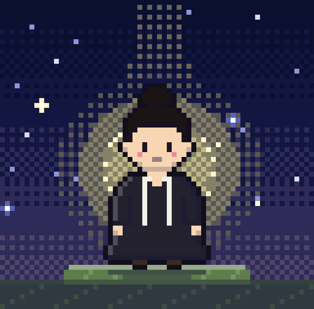 天理教の導き手「布教師」のドット絵