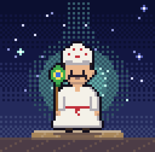 ヤズィーディーの導き手「長老」のドット絵